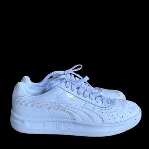 Puma GV Special Sneakers Men’s 11 White Leather Low Top Casual Shoes Classic Fit